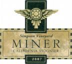 Miner Family Vineyards - Paso Robles Viognier 2020